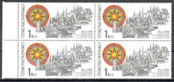1833 čtyřblok ** - 1970