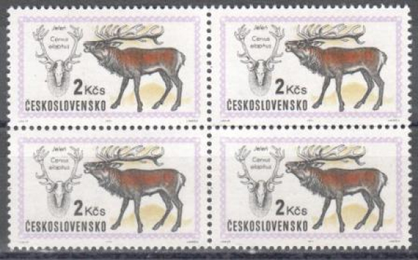1906 čtyřblok ** - 1971