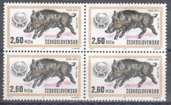1907 čtyřblok ** - 1971