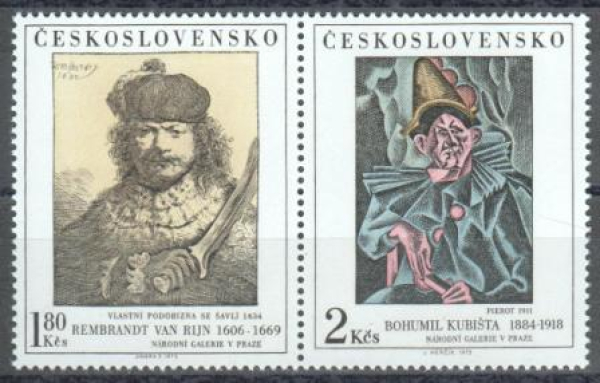 2056 + 2057 soutisk vodorovně ** - 1973