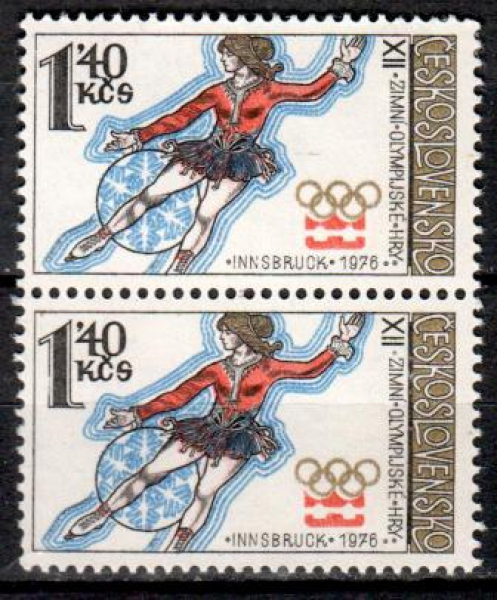 2188 pár - svisle ** - 1976
