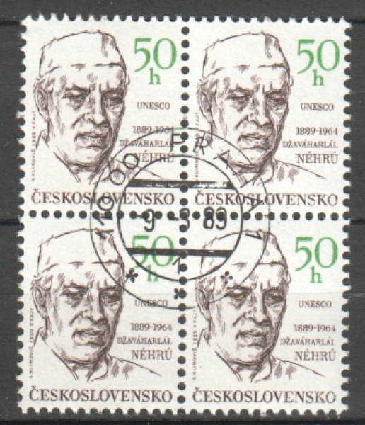 2883 čtyřblok ● - 1989