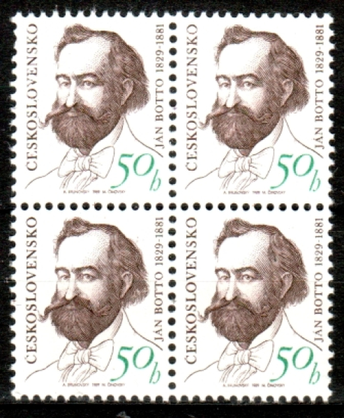 2884 čtyřblok ** - 1989