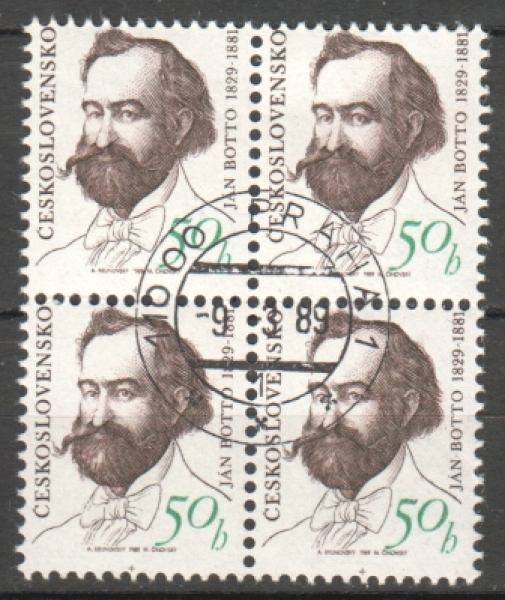 2884 čtyřblok ● - 1989