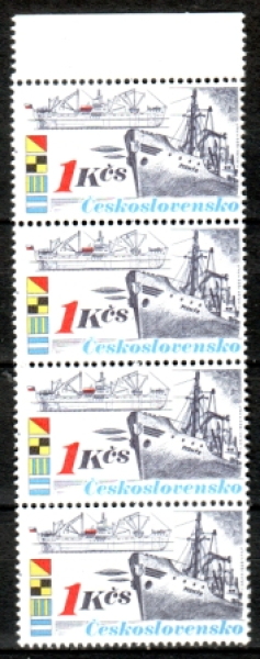 2886 čtyřpáska svisle ** - 1989