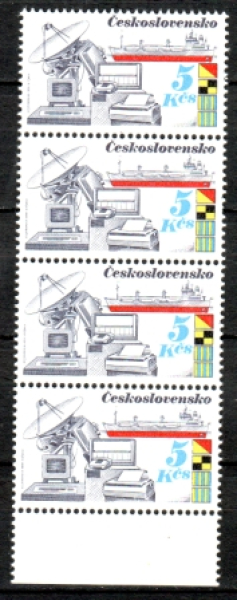2890 čtyřpáska svisle ** - 1989