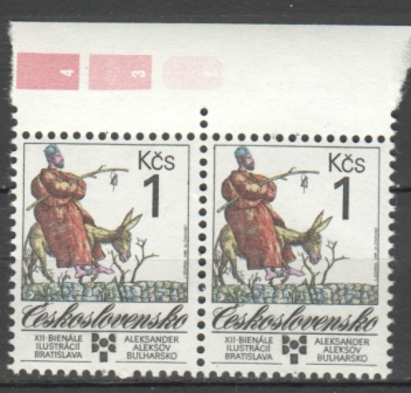 2905 pár - vodorovně ** - 1989