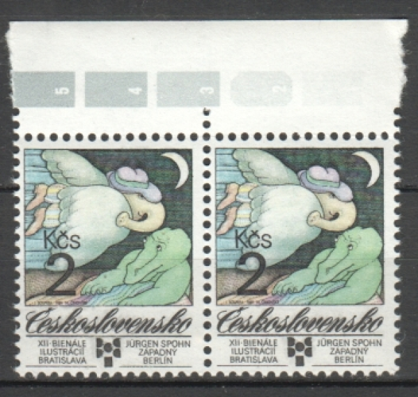 2906 pár - vodorovně ** - 1989