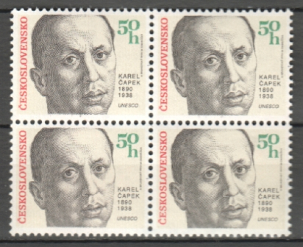 2922 čtyřblok ** - 1990