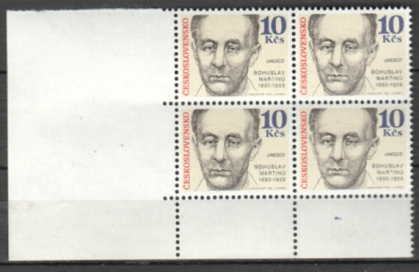 2927 čtyřblok ** - 1990