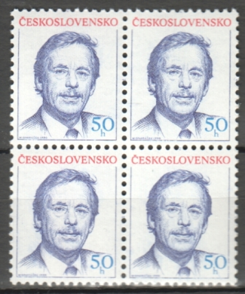 2928 čtyřblok ** - 1990