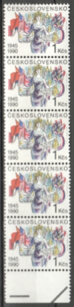 2939 pětipáska svisle ** - 1990