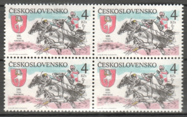 2954 čtyřblok ** - 1990