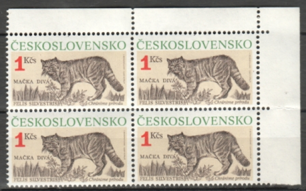 2956 čtyřblok ** - 1990