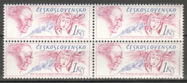 2965 čtyřblok ** - 1990