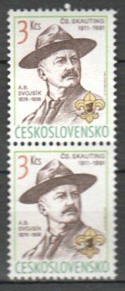 2966 pár - svisle ** - 1991