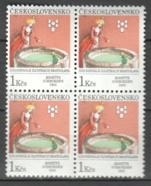 2985 čtyřblok ** - 1991