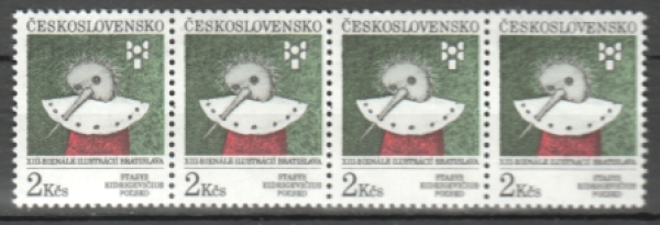 2986 čtyřpáska vodorovně ** - 1991