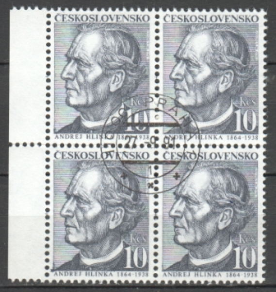 2987 čtyřblok ● - 1991