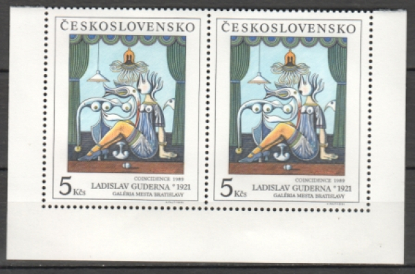 2997 pár - vodorovně ** - 1991