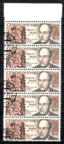 3000 pětipáska svisle ● - 1991