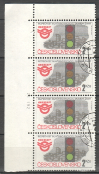 3005 čtyřpáska svisle ● - 1992
