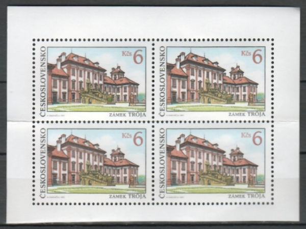 3018 čtyřblok ** - 1992