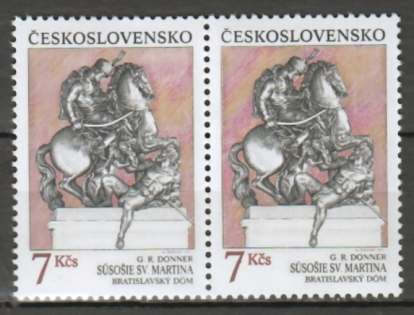 3019 pár - vodorovně ** - 1992