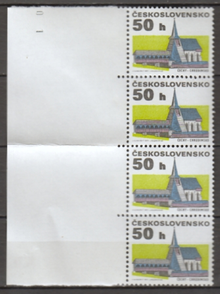 3022 čtyřpáska svisle ** - 1992