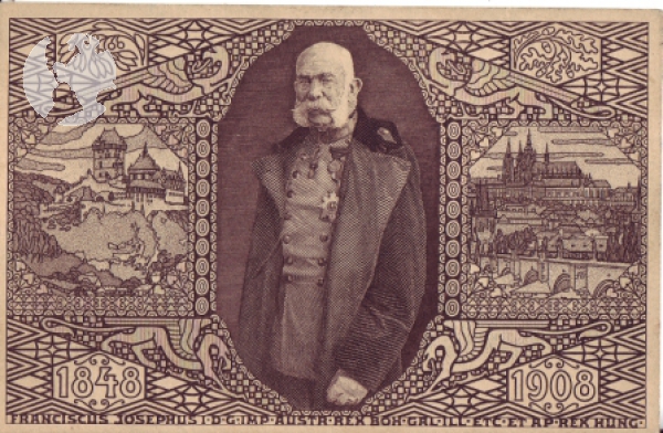 Franz Joseph I. 1908 95 044 A ● - Persönlichkeiten