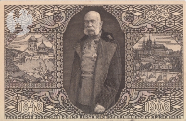 Franz Joseph I. 1908 95 998 A ● - Osobnosti