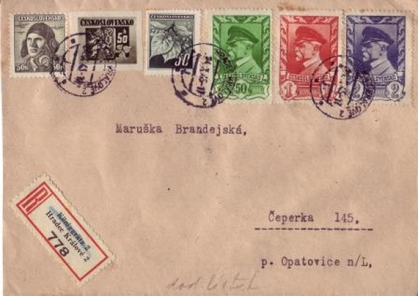 CZ 1945 00 183 ● - mit Einlieferungsschein