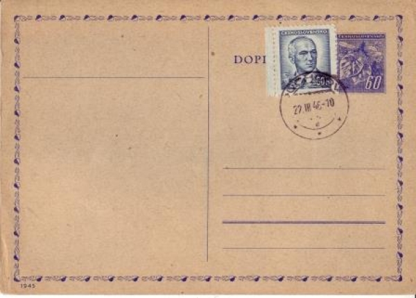 CDV 076 - CZ 1946 00 001 ●