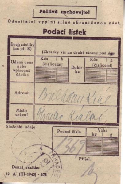 CZ 1948 12 003 ●