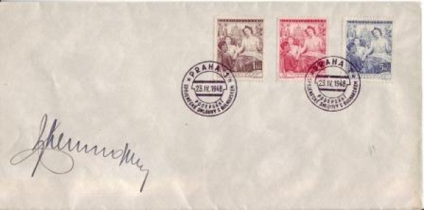 FDC 467 / 469  - P B / 48 - CZ 1948 04 001 ●