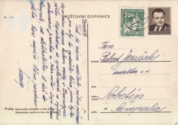 CPH 001 / 02 ● - Bildpostkarte - Hradčany - 1949