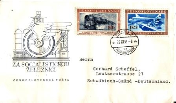 FDC 0766 / 0767 - CZ 1953 12 001 ●