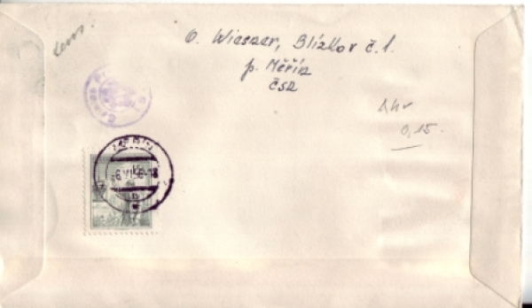 FDC 0893 - CZ 1956 05 001 ●