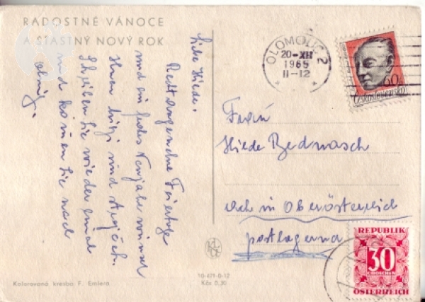 Vánoce a Nový rok - CZ 1965 95 004 ●