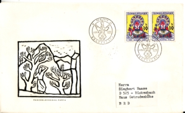 FDC 2093 / 2795 - CZ 1974 08 011 ●
