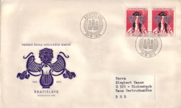 FDC 2093 / 2795 - CZ 1974 08 011 ●