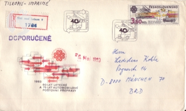 FDC 2584 - CZ 1983 03 002 ●