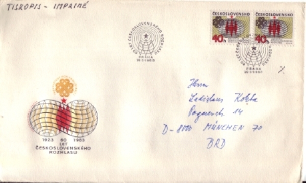 FDC 2582 - CZ 1983 03 006 ●