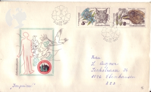 FDC 2587 / 2592 - CZ 1983 04 004 ●
