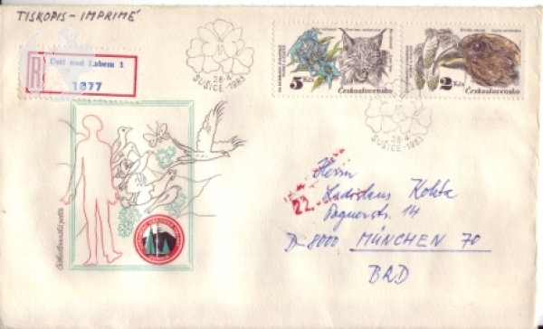 FDC 2587 / 2592 - CZ 1983 04 005 ●