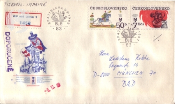 FDC 2600 / 2603 - CZ 1983 09 022 ●