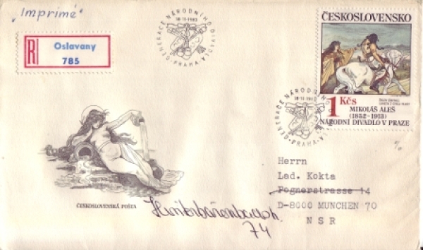 FDC 2616 / 2620 - CZ 1983 11 003 ●