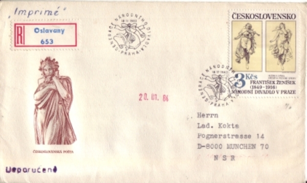 FDC 2616 / 2620 - CZ 1983 11 003 ●
