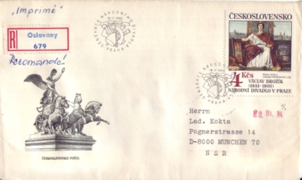 FDC 2616 / 2620 - CZ 1983 11 003 ●