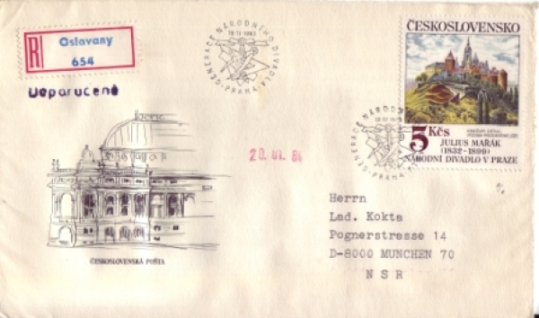 FDC 2616 / 2620 - CZ 1983 11 003 ●